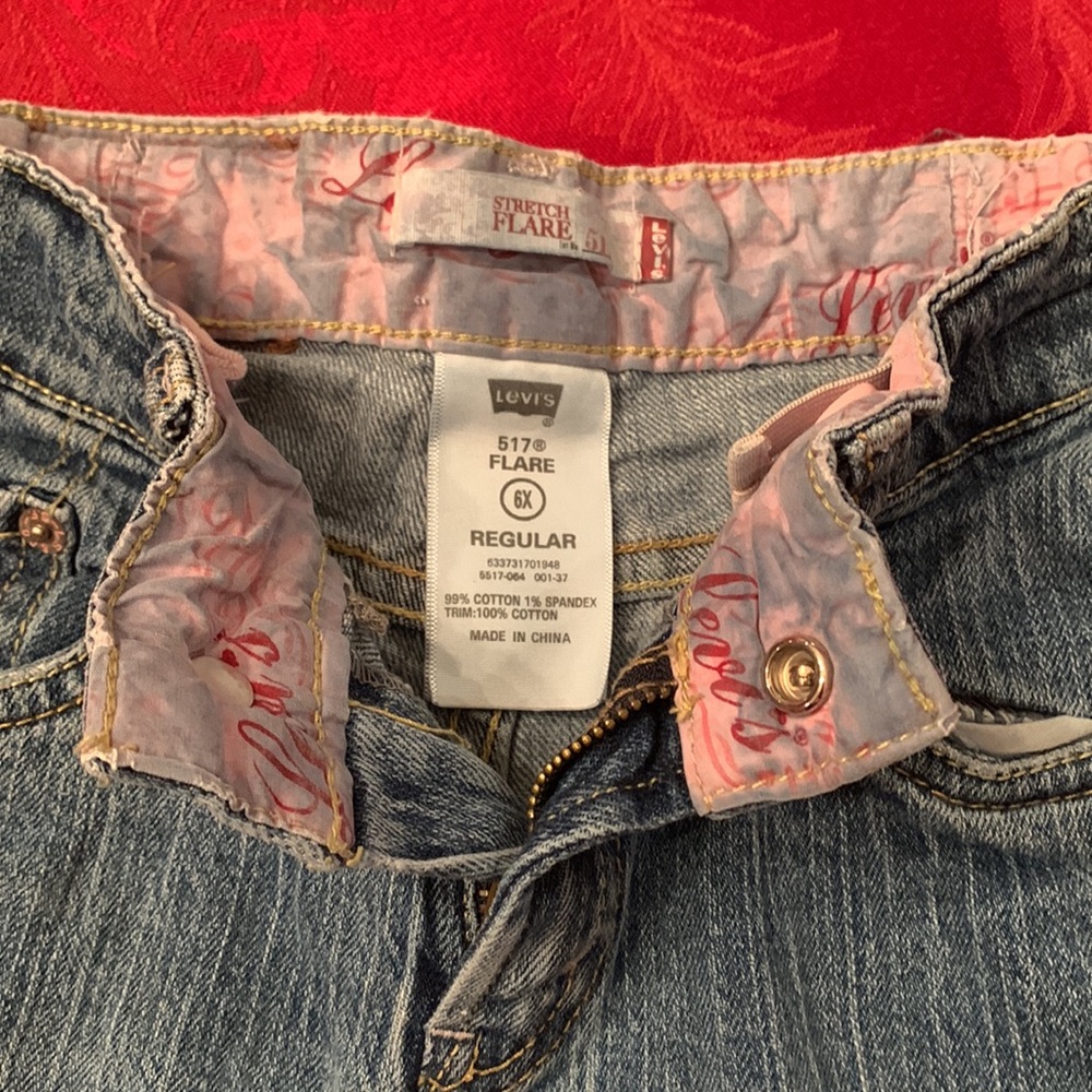 Levi’s 517 stretch flare jeans with long sleeve shirt - Picture 6 of 13
